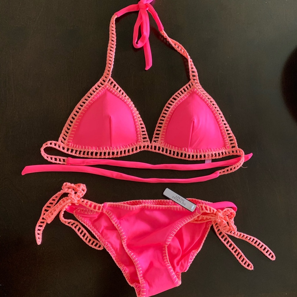 Victoria’s Secret Pink Crochet Bikini